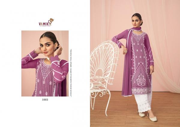 Vamika Noor Designer Embroidered Georgette Ready Made Collection